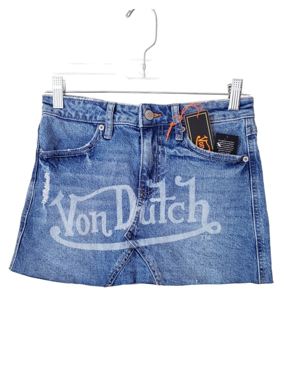 Von Dutch Denim Mini Skirt